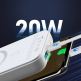 Joyroom Mini Magnetic Wireless Quick Charging Power Bank 10000 mAh - преносима външна батерия с безжично зареждане за iPhone с MagSafe (бял) thumbnail 4
