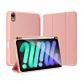 DUX DUCIS Domo Tablet Case - полиуретанов кейс с поставка и отделение за Apple Pencil 2 за iPad mini 6 (2021) (розов) thumbnail