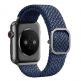Uniq Aspen Adjustable Braided Band  - текстилна каишка за Apple Watch 42мм, 44мм, 45мм (тъмносин) thumbnail 3