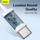 Baseus Encok C17 In-Ear USB-C Stereo Headphones (NGCR010002) - слушалки с USB-C кабел, управление на звука и микрофон (бял) thumbnail 13