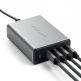 Satechi 165W USB-C PD Compact GaN Charger - захранване за ел. мрежа с технология за бързо зареждане и 4xUSB-C PD изхода (сив) thumbnail 4