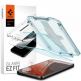 Spigen Tempered Glass GLAS.tR EZ Fit - калено стъклено защитно покритие за дисплея на Samsung Galaxy S22 (2 броя) (прозрачно) thumbnail