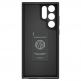 Spigen Thin Fit Case - качествен тънък матиран кейс за Samsung Galaxy S22 Ultra (черен) thumbnail 4