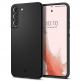 Spigen Thin Fit Case - качествен тънък матиран кейс за Samsung Galaxy S22 (черен) thumbnail