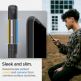 Spigen Thin Fit Case - качествен тънък матиран кейс за Samsung Galaxy S22 (черен) thumbnail 11