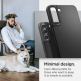 Spigen Thin Fit Case - качествен тънък матиран кейс за Samsung Galaxy S22 (черен) thumbnail 12