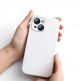 Baseus Jelly Liquid Silica Gel Case (ARYT000302) - силиконов (TPU) калъф за iPhone 13 (бял) thumbnail 10