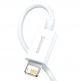 Baseus Superior Lightning USB Cable (CALYS-A02) - USB кабел за Apple устройства с Lightning порт (100 см) (бял) thumbnail 3