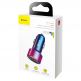 Baseus Dual USB & USB-C QC 4.0 Car Charger 45W (CCMLC20C-09) - зарядно за кола с USB и USB-C изходи и технология за бързо зареждане (червен) thumbnail 18