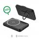 4smarts Wireless Power Bank VoltHub UltiMag Kick 5000mAh for MagSafe - безжична преносима външна батерия с USB-C и USB-A порт за iPhone с Magsafe (черен) thumbnail
