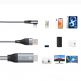 Joyroom Lightning to HDMI Cable and Charging Function 4K - кабел за свързване и зареждане от Lightning към HDMI за мобилни устройства с Lightning порт (сив) thumbnail 2