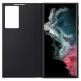 Samsung Clear View Cover EF-ZS908CBEGEE - оригинален кейс с антибактериално покритие, през който виждате информация от дисплея за Samsung Galaxy S22 Ultra (черен) thumbnail 3
