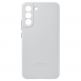 Samsung Leather Cover EF-VS906LJ - оригинален кожен кейс (естествена кожа) за Samsung Galaxy S22 Plus (сив) thumbnail 3