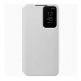 Samsung Clear View Cover EF-ZS906CW - оригинален кейс с антибактериално покритие, през който виждате информация от дисплея за Samsung Galaxy S22 Plus (бял) thumbnail