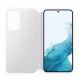 Samsung Clear View Cover EF-ZS901CW - оригинален кейс с антибактериално покритие, през който виждате информация от дисплея за Samsung Galaxy S22 (бял) thumbnail 3