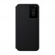 Samsung Clear View Cover EF-ZS901CB - оригинален кейс с антибактериално покритие, през който виждате информация от дисплея за Samsung Galaxy S22 (черен) thumbnail