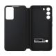 Samsung Clear View Cover EF-ZS901CB - оригинален кейс с антибактериално покритие, през който виждате информация от дисплея за Samsung Galaxy S22 (черен) thumbnail 3