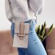 Fancy Handmade Bag Case Model 1 With Shoulder Strap - малка и компактна чанта с презрамка (сив) thumbnail 2