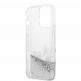 Karl Lagerfeld Liquid Glitter Karl & Choupette Case - дизайнерски кейс с висока защита за iPhone 13 Pro Max (прозрачен-сребрист) thumbnail 4