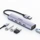 Ugreen USB-A Multifunctional Hub - мултифункционален хъб за свързване на допълнителна периферия за устройства с USB-A (тъмносив) thumbnail