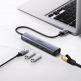 Ugreen USB-A Multifunctional Hub - мултифункционален хъб за свързване на допълнителна периферия за устройства с USB-A (тъмносив) thumbnail 5