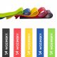 Wozinsky Rubber Exercise Bands For Home Gym - комплект еластични ластици с различно съпторивление (5 броя) (цвятен) thumbnail 8