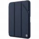 Nillkin Bevel Leather Case - кожен кейс и поставка с отделение за Apple Pencil за iPad Air 5 (2022), iPad Air 4 (2020) (тъмносин) thumbnail