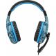 Fury Backlit Gaming Headset Hellcat NFU-0863 - USB гейминг слушалки с подцветка и микрофон за PC и лаптопи (черен-син) thumbnail 2