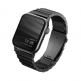 Uniq Strova Stainless Steel Band - стоманена каишка за Apple Watch 42мм, 44мм, 45мм (тъмносив) thumbnail