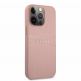 Guess Saffiano PU Leather Hard Case - дизайнерски кожен кейс за iPhone 13 Pro (розов) thumbnail 3