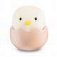 Bedside Night Lamp Chicken - силиконова детска нощна лампа с топла светлина (бял) thumbnail