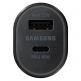 Samsung Super Fast Dual Car Charger (45W+15W) (EP-L5300XBEGWW) - оригинално зарядно за кола с USB-C и USB изходи за зареждане на мобилни устройства (черен) (bulk) thumbnail 4
