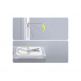 Baseus Crystal Magnetic Glass Case With a Bracket - хибриден удароустойчив кейс с MagSafe и вградена поставка за iPhone 13 (прозрачен) thumbnail 9