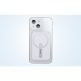Baseus Crystal Magnetic Glass Case With a Bracket - хибриден удароустойчив кейс с MagSafe и вградена поставка за iPhone 13 (прозрачен) thumbnail 10