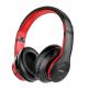 Ausdom Active Noise Cancelling Wireless Over-Ear Headphones - безжични блутут слушалки с микрофон за мобилни устройства с Bluetooth (черен-червен) thumbnail