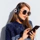 Ausdom Active Noise Cancelling Wireless Over-Ear Headphones - безжични блутут слушалки с микрофон за мобилни устройства с Bluetooth (черен-червен) thumbnail 7