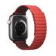Uniq Revix Silicone Magnetic Strap - двулицевва магнитна силиконова каишка за Apple Watch 38мм, 40мм, 41мм (червен-бордо) thumbnail 4