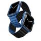 Uniq Revix Silicone Magnetic Strap - двулицевва магнитна силиконова каишка за Apple Watch 42мм, 44мм, 45мм (син-черен) thumbnail