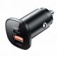 Acefast B1 Dual Car Charger 38W - зарядно за кола с USB-A и USB-C изходи с технология за бързо зареждане (черен) thumbnail