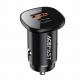 Acefast B1 Dual Car Charger 38W - зарядно за кола с USB-A и USB-C изходи с технология за бързо зареждане (черен) thumbnail 2