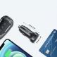 Acefast B2 Dual Car Charger 72W - зарядно за кола с 2xUSB-C изходи с технология за бързо зареждане (черен) thumbnail 8