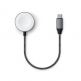 Satechi USB-C Magnetic Charging Cable for Apple Watch - USB-C кабел за зареждане на Apple Watch (18 см) (тъмносив) thumbnail 5