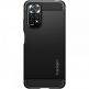Spigen Rugged Armor Case - тънък качествен силиконов (TPU) калъф за Xiaomi RedMi Note 11, Note 11S (черен) thumbnail 2