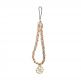 Guess Chain Charms Phone Strap - дизайнерска връзка против изпускане на вашия смартфон (златист) thumbnail
