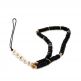 Guess Heishi Beads Phone Strap - дизайнерска връзка против изпускане на вашия смартфон (черен) thumbnail