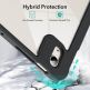 ESR Rebound Hybrid Case Pro - полиуретанов калъф с отделящ се кейс за Apple iPad Air 5 (2022), iPad Air 4 (2020), iPad Pro 11 (2021), iPad Pro 11 (2020), iPad Pro 11 (2018) (син-прозрачен) thumbnail 3