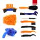 Sahoo Set Of Cleaning Tools 10 Pics - комплект инструменти за цялостно почисване за велосипед (10 броя) (черен) thumbnail