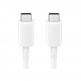 Samsung USB-C to USB-C Cable 100W (5A) EP-DN975WE - кабел за устройства с USB-C порт (100 см) (бял) (bulk) thumbnail 2