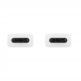 Samsung USB-C to USB-C Cable 100W (5A) EP-DN975WE - кабел за устройства с USB-C порт (100 см) (бял) (bulk) thumbnail 3