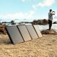 Choetech Foldable Photovoltaic Solar Panel Quick Charge PD 120W - сгъваем соларен панел зареждащ директно вашето устройство от слънцето с DC порт, двва 2xUSB-A и USB-C портове (черен) thumbnail 8